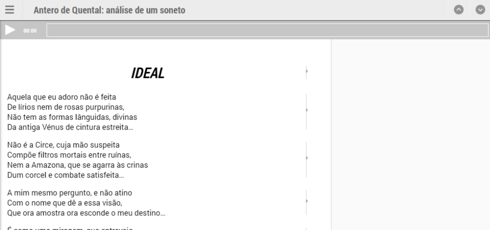 “Ideal”, de Antero de Quental