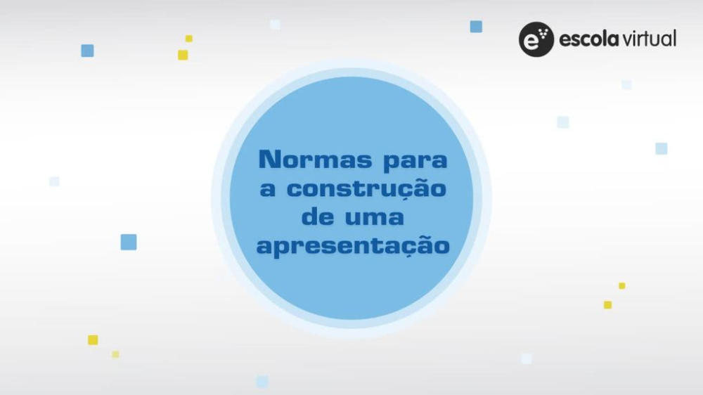 Normas para a construção de uma apresentação