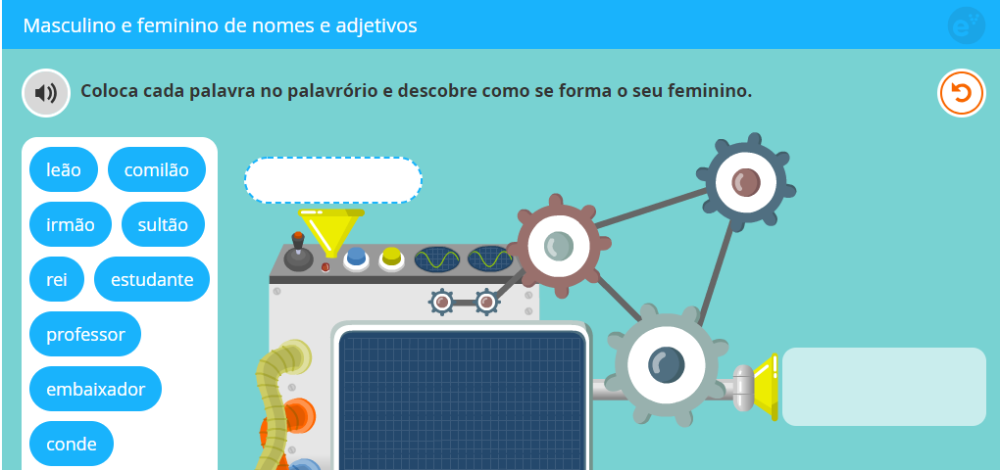 Masculino e feminino de nomes e adjetivos