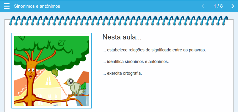 Sin nimos E Ant nimos Escola Virtual